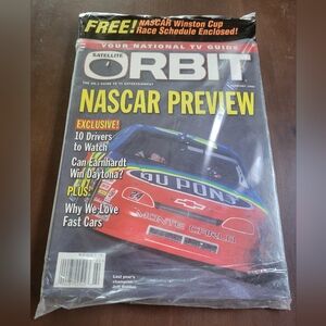 Vintage Satellite Orbit Magazine February 1996 NASCAR Preview Edition